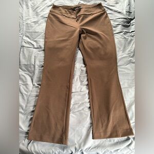 Brown Ponte Dress Pants